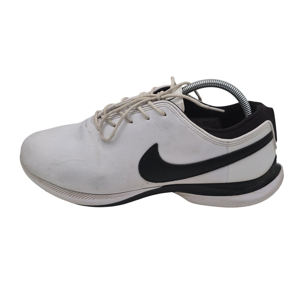 Nike Victory Golf Shoes Mens Size 10 White Black React Spiked Cleats DJ6570-100 - Picture 1 of 13